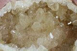 Fluorescent Calcite Geode In Sandstone - Morocco #89691-2